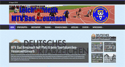 Desktop Screenshot of mtv-kh.de